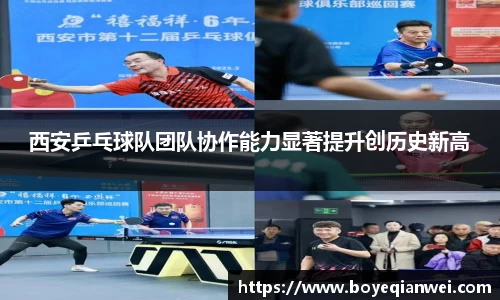 西安乒乓球队团队协作能力显著提升创历史新高